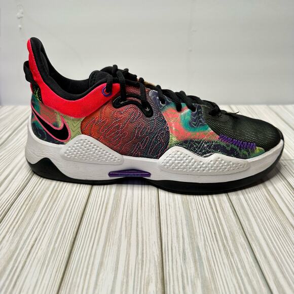 Nike Men’s SZ 9 PG-5 Paul George Sneakers Shoes Multi Color Crimson  CW-3143-600 main image 6
